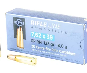 PPU 7.62X39 SP 123GR 20/1000