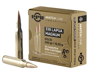 PPU 338 LAPUA MAG MATCH 240GR 10/200