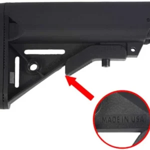 J&E 3RD GEN ARMORY SOPMOD - AR15 BUTTSTOCK BLACK