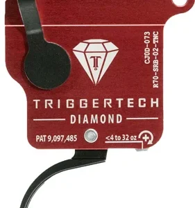 TRIGGERTECH REM 700 SNGLE STG - BLACK DIAMOND CURVED CLEAN