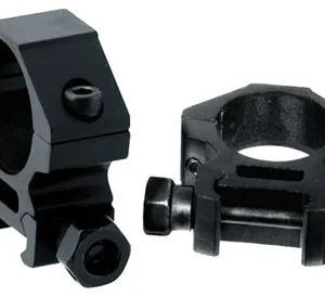 UTG RINGS 1" LOW PROFILE - MATTE BLACK PICATINNY/WEAVER