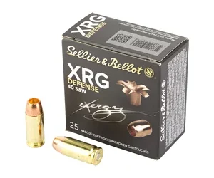 S&B 40 S&W 130GR XRG 25/1000