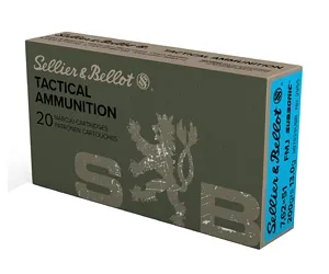 S&B 762X51 SUBSONIC 200GR FMJ 20/500