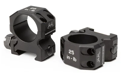 SIG BUCKMSTRS RINGS 1" ALUM LOW BLK