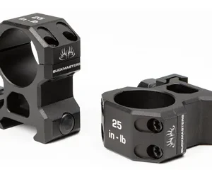 SIG BUCKMSTRS RINGS 1" ALUM HIGH BLK