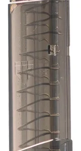 ETS MAGAZINE S&W SHIELD 9MM - 9RD EXTENDED CARBON SMOKE