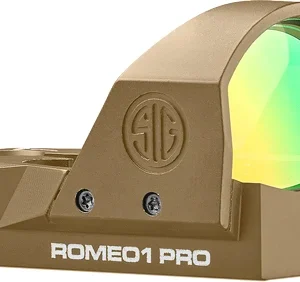 SIG OPTICS REFLEX SIGHT ROMEO1 - PRO 6MOA 1X30 STEEL SHROUD FDE