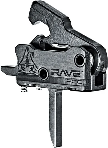 RISE TRIGGER RAVE PCC FLAT - 3.5LB AR-15 W/ANTI WALK PINS