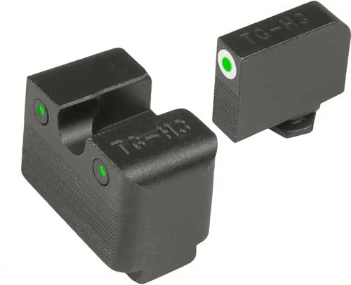 TRUGLO SIGHT SET FOR GLOCK HI - MOS TRITIUM PRO WHTE W/U-NOTCH