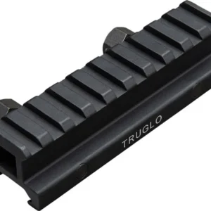 TRUGLO 1-PIECE PICATINNY RISER - MOUNT 3/4" RISE 4" LENGTH
