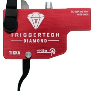 TRIGGERTECH TIKKA SINGLE STAGE - BLACK DIAMOND CURVED BLK/RED