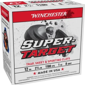 WINCHESTER TARGET 12GA 2.75" - 1OZ #8 1180FPS 250RD CASE LOT