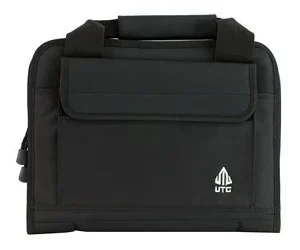 UTG DELUXE DOUBLE PISTOL CASE BLK