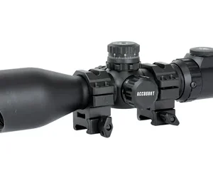 UTG 3-12X44 SWAT CMPCT MDOT W/RINGS