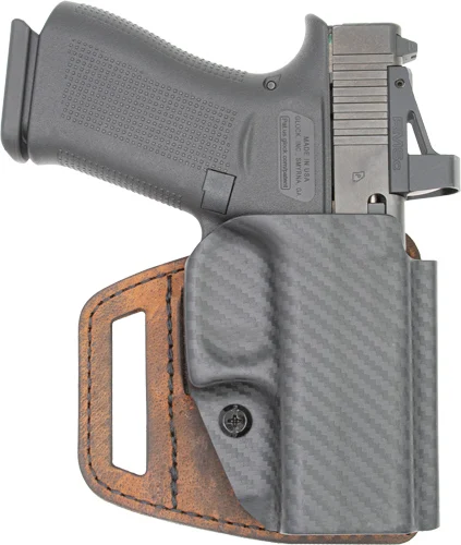 VERSACARRY VSLIDE HOLSTER OWB - HYBRID SF HELLCAT PRO POLY/BRN