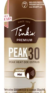TINKS PEAK30 PREMIUM DEER LURE - ESTRUS HOT SHOT MIST 3OZ. AERO