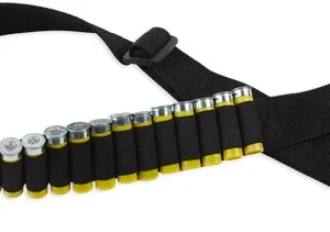 BULLDOG SHOTGUN AMMO BELT - HOLDS 20 SHELLS ADJUSTABLE BLK
