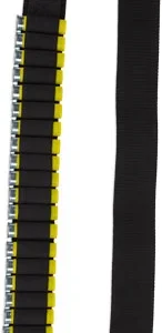 BULLDOG SHOTGUN AMMO BANDOLIER - HOLDS 20 SHELLS 2" WEBBING BLK