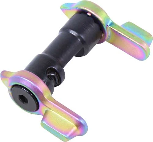 GUNTEC AR15 MULTI DEGREE SHORT - THROW AMBI SAFETY RAINBOW PVD