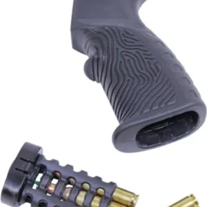 GUNTEC AR15 T37 PISTOL GRIP - RUBBER OVERMOLD BLACK