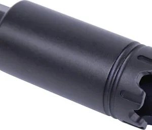 GUNTEC AR15 SLIM FLASH CAN - TRIDENT W/ GLASS BREAKER BLACK