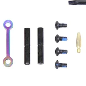 GUNTEC AR15 ANTI-ROTATION - TRIGGER/HAMMER PIN SET RAINBOW