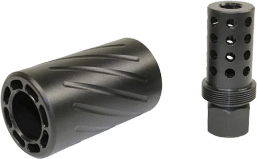 GUNTEC AR15 5.56 MUZZLE BRAKE - W/ QUICK DETACH BLAST SHIELD