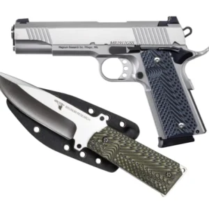 MAGNUM RESEARCH DE 1911 45ACP 5" SS W/KNIFE
