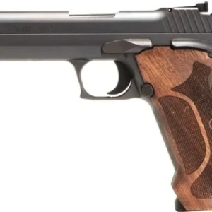 SIG P210 TARGET 9MM 5" ADJ SGT - (2)8RD WALNUT GRIP BLUED
