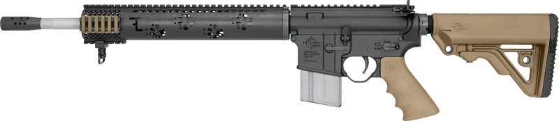 RRA LAR15 PREDATOR 223 WYLDE - 6 POS TAN 16" BBL BLACK - Image 2