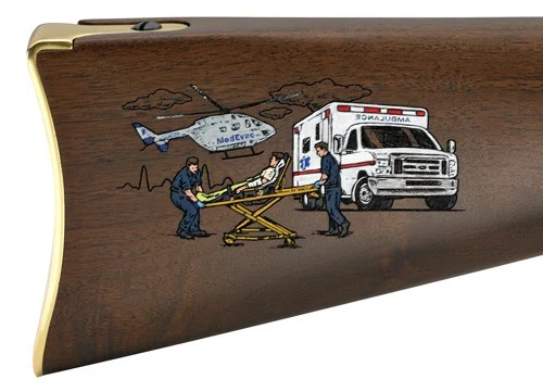 HENRY EMS TRIBUTE EDITION - 22S/L/LR 20" OCTAGON ENGRAVED - Image 2