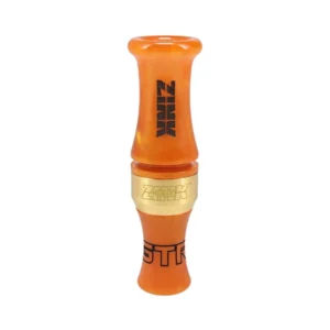Zink Green Top Rocker Duck Mouth Call Orange Marbleade