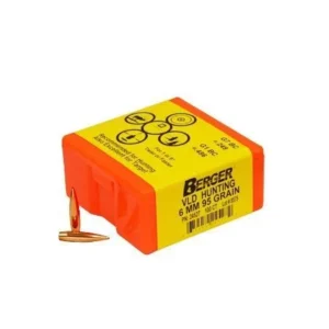 Berger Match Grade Hunting Bullets 6mm .243" 95 gr VLD Hunter 100/rd