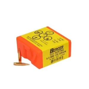 Berger Match Grade Hunting Bullets 6.5mm .264" 130 gr VLD Hunter 100/ct