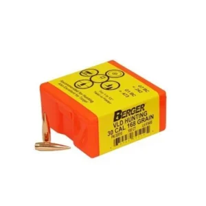 Berger Match Grade Hunting Bullets .30 cal .308" 168 gr VLD HUNTER 100/box