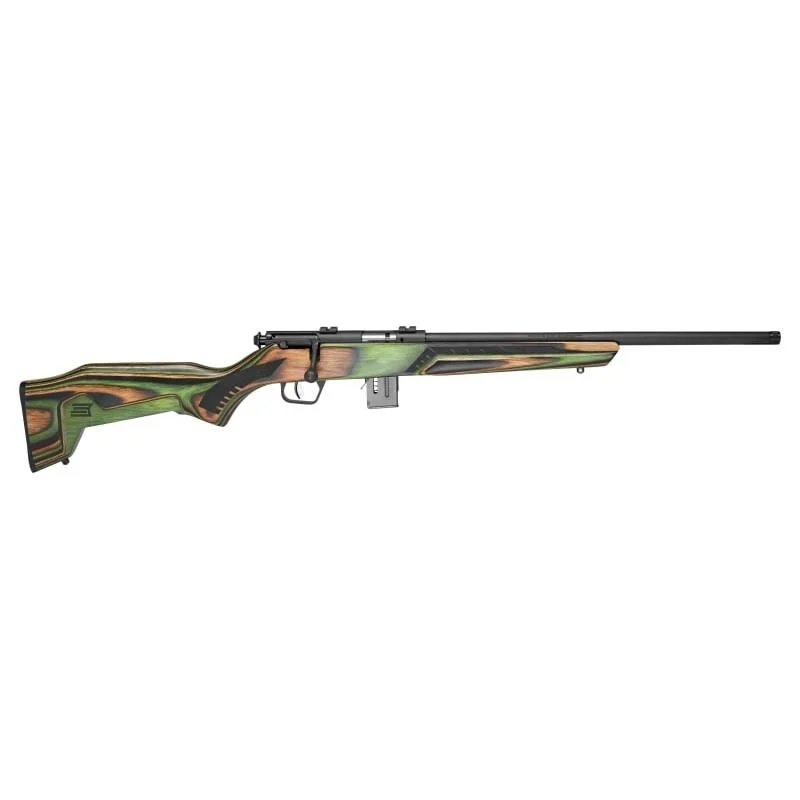 Savage Arms 93 Minimalist Green Rifle 22 WMR 10/rd 18" Barrel Green Wood