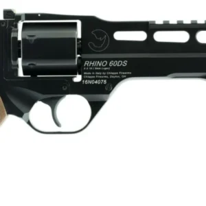 RHINO 9MM REVOLVER 60DS BLK 6 BBL 6RD