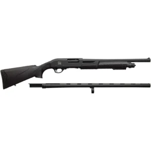 Charles Daly 301 Pump Field Shotgun Combo 12ga 3" Chamber 5rd Capacity 18.5" & 28" Barrels Synthetic Stock