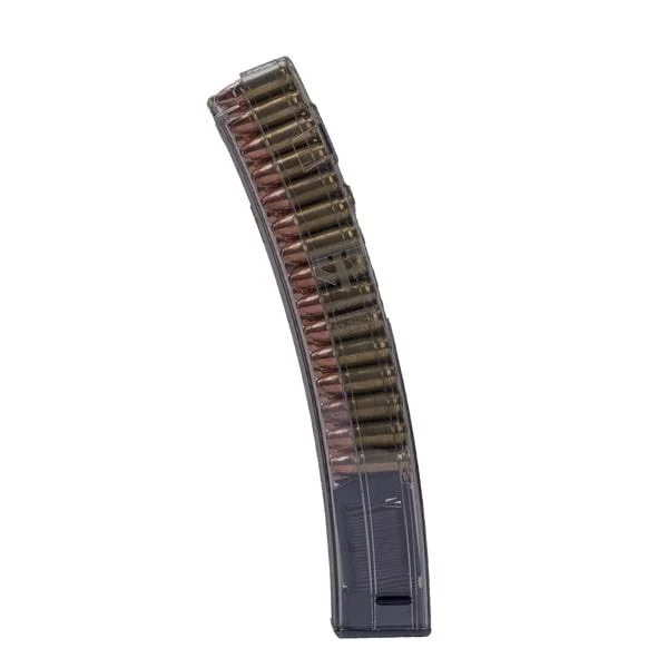 Elite Tactical Systems Carbon Smoke Rifle Magazine for HK MP5 9mm Luger 30/rd