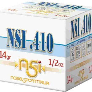 Noble NSI .410 Shotshell .410 ga 2-1/2" 1/2 oz. 1240 fps #8 25/ct