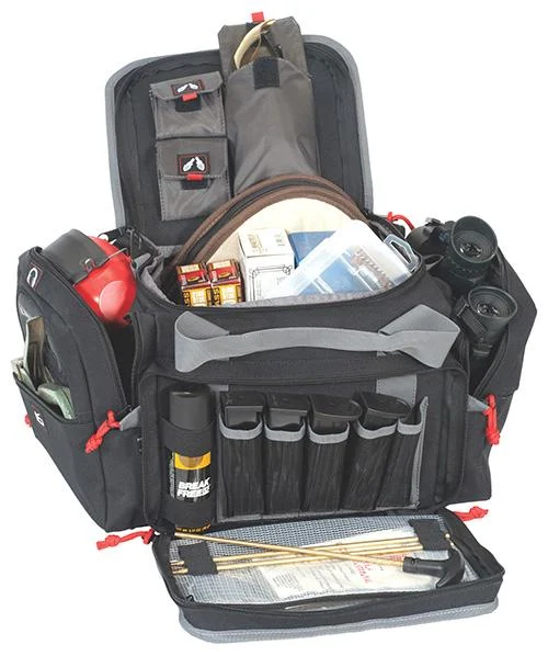 G-Outdoors Medium Range Bag with Lift Ports & 2 Ammo Dump Cups-Black