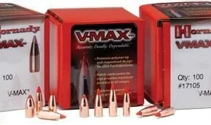 Hornady V-MAX Bullets 6mm .243" 87 gr V-MAXBT 100/ct
