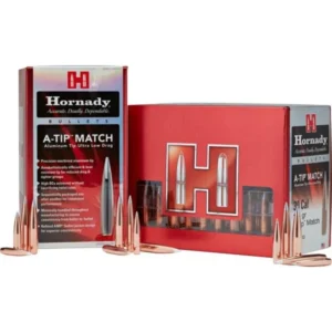 Hornady Aluminum A-Tip Match Rifle Bullets 22 cal .224" 76 gr PT 100/ct