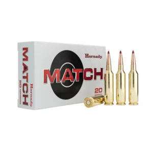 Hornady ELD Match Rifle Ammunition 25 Creedmoor 134gr PT 2800 fps 20/ct