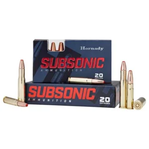 Hornady Subsonic Rifle Ammunition .45-70 Govt 410gr PT 1075 fps 20/ct