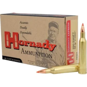 Hornady Varmint Express Rifle  Ammunition .220 Swift 55 gr V-MAX 3253 fps - 20/box