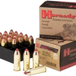 Hornady LEVERevolution Handgun Ammunition .45 Colt 225 gr FTX 960 fps 20/box