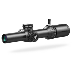 Swampfox Arrowhead LPVO Series Rifle Scope 1-10x24 30mm SFP Green IR MIL Black
