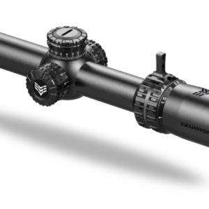 Swampfox Arrowhead LPVO Series Rifle Scope - 1-8x24 30mm SFP Red Guerrilla Dot BDC Long - Black