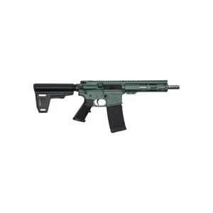 GLFA 223 Wylde Braced Pistol .223 Wylde 30rd Magazine 7.5" Stainless Steel Charcoal Green Finish